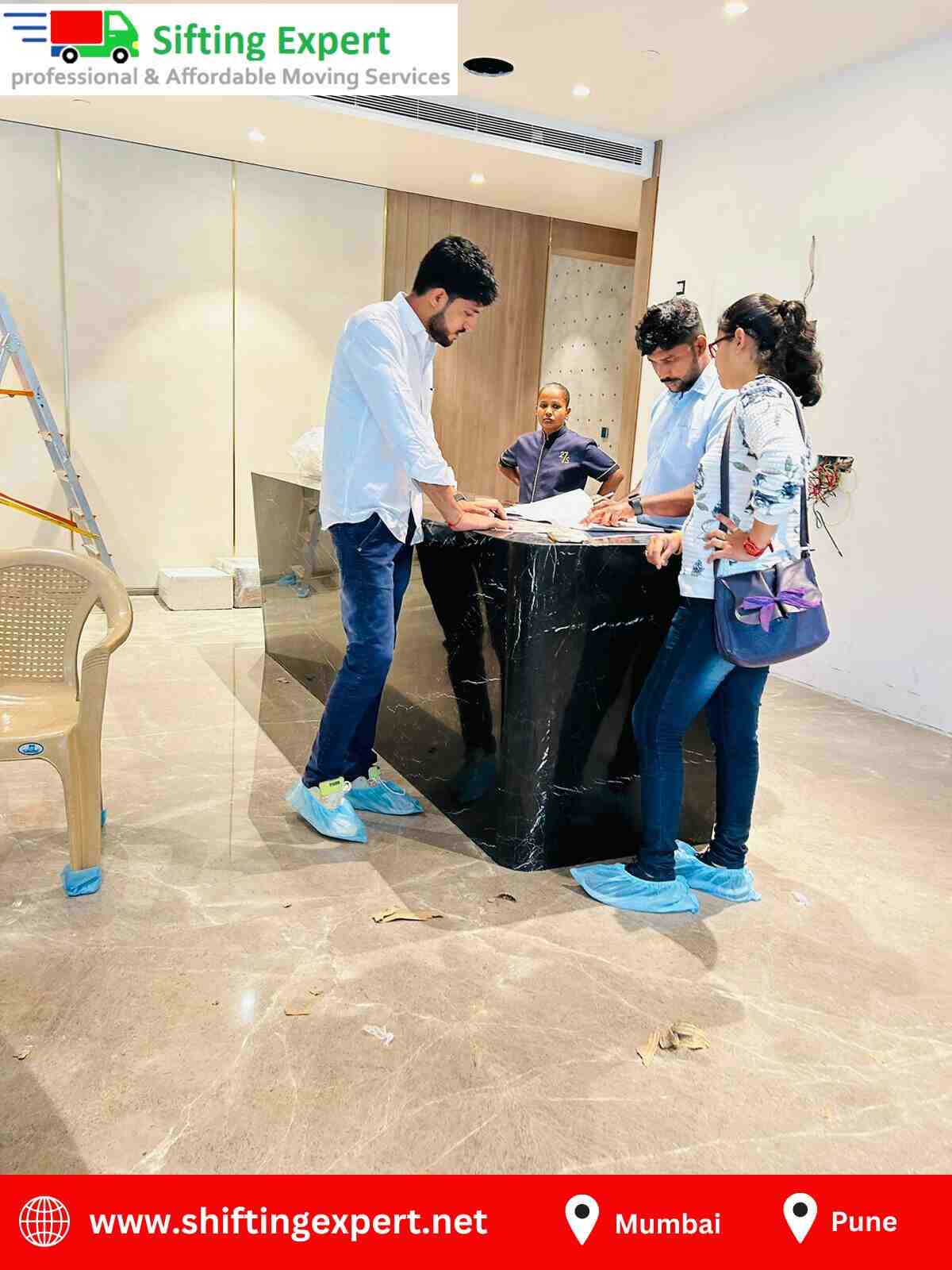 packers and movers Mumbai representative preparing detailed moving plan